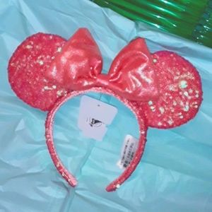 Disney Parks Coral Minnie Ears